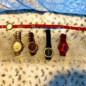 Michael Kors and Versace watches all for $175